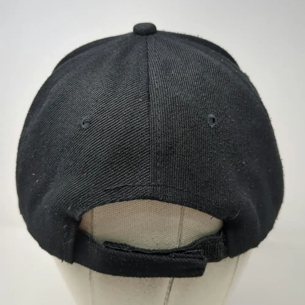 TRS Hotels Logo Black Baseball Cap One Size Embroidered Strapback Hat 6 Panel